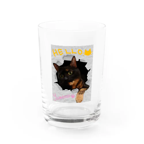 Hello！ゆめの Water Glass
