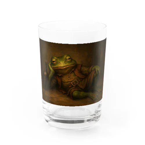 アル中カエル Water Glass