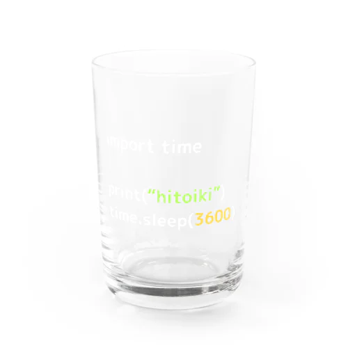 hitoiki_1h Water Glass