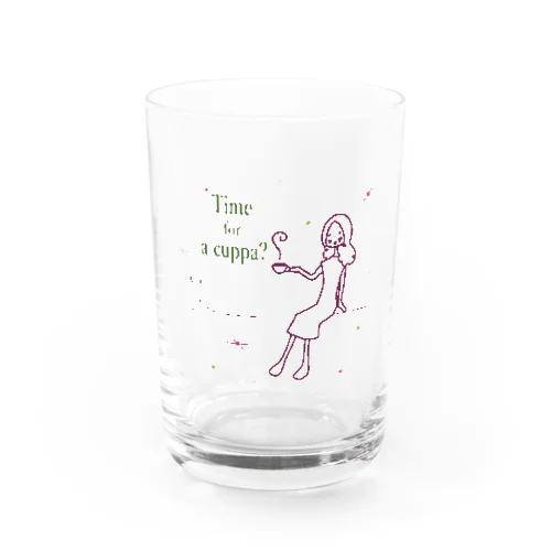 お茶にする？ Water Glass