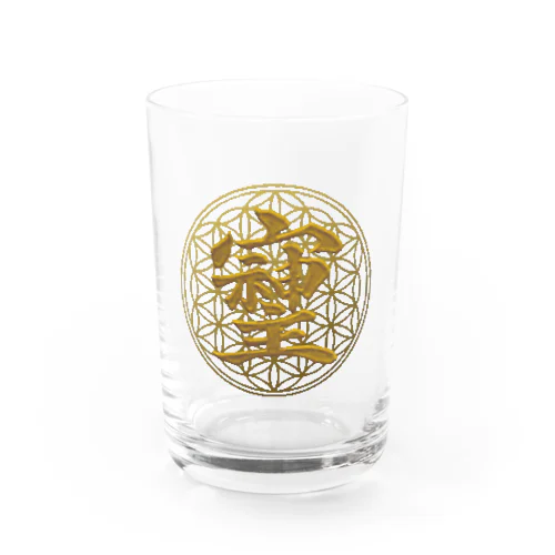 《SOSHIZI ∞ Sacred Geometry》黄金言霊×フラワーオブライフ護符 Water Glass