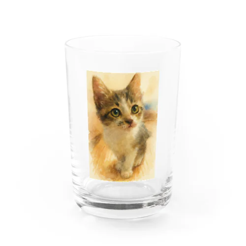 キジシロガラス Water Glass