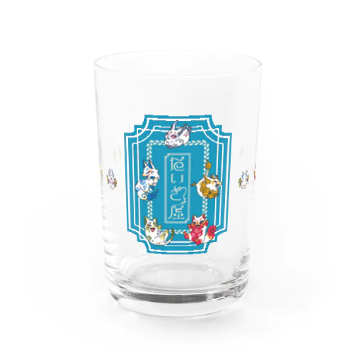 お面のけものたち【サイダー】 Water Glass