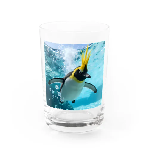 モヒカンペンギン Water Glass