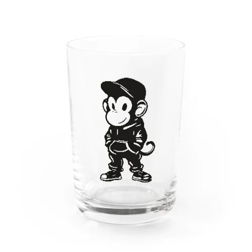 Chatter Monkey Water Glass