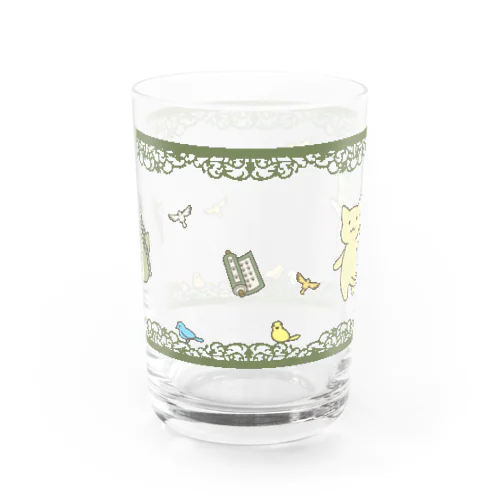 仏にゃんグラス Water Glass