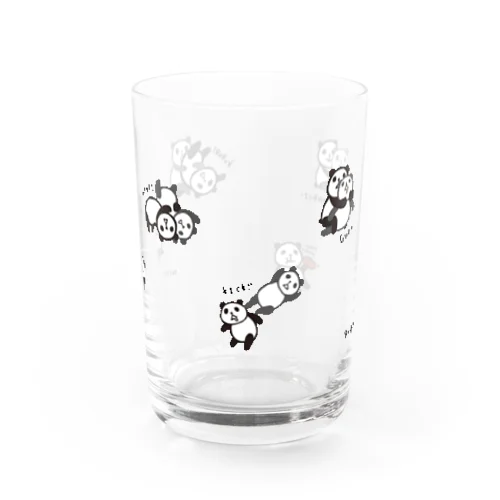 プロレスパンダのグラス Water Glass