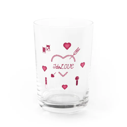 愛愛愛グラス Water Glass