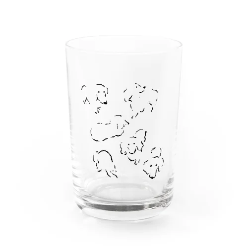 ミニチュアダックスのりん Water Glass