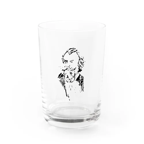 【ブラームス】-ブラック Water Glass