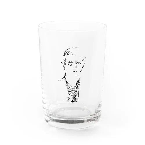 【瀧 廉太郎】-ブラック Water Glass