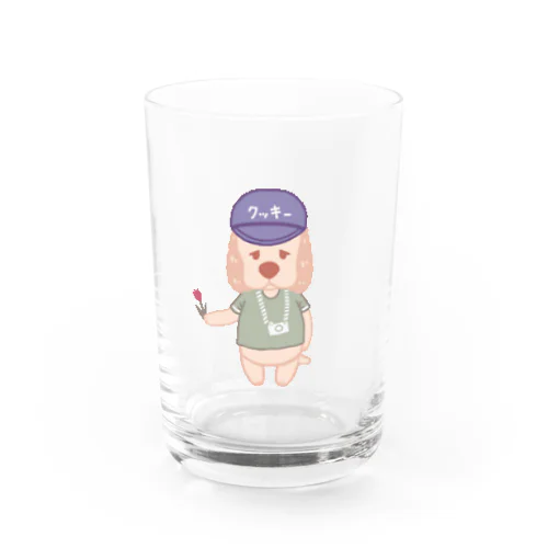 クッキー　おでかけ Water Glass