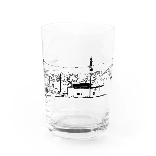 山のある風景 Water Glass