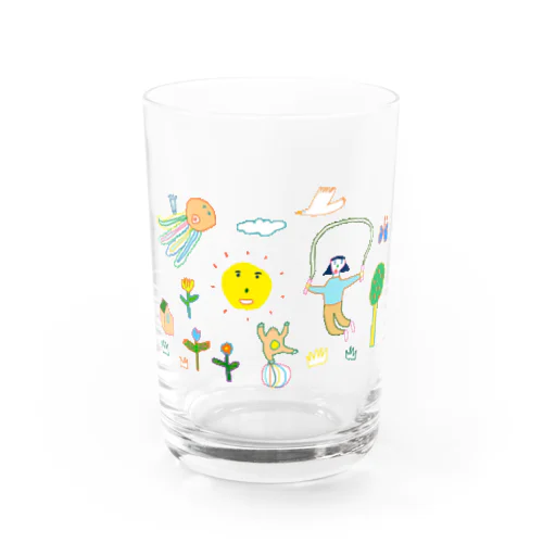いいおてんき Water Glass