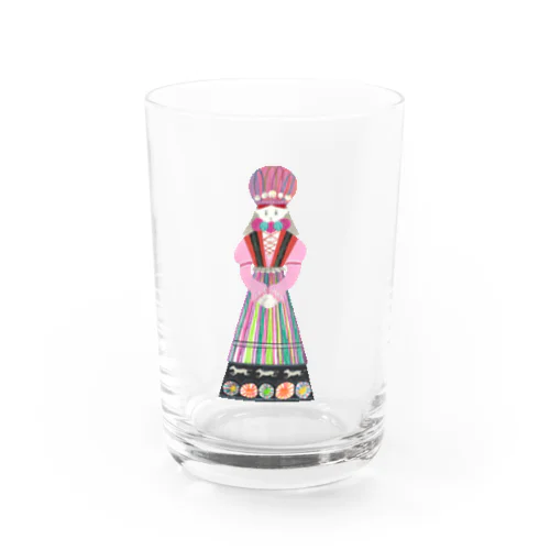 どこかの国のひとびと Water Glass