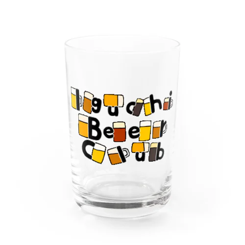 井口ビール部グッズ Water Glass