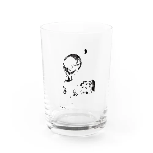 傾けたらこぼれた Water Glass