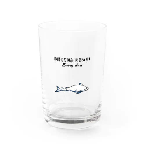 MECCHA NEMUI さめ Water Glass