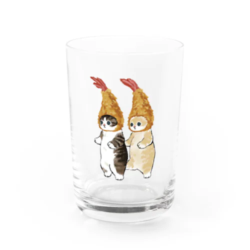 ダブルえび天にゃん Water Glass