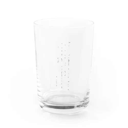 文字入りグラス  Water Glass