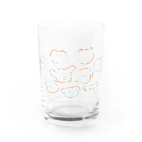 わんたち Water Glass