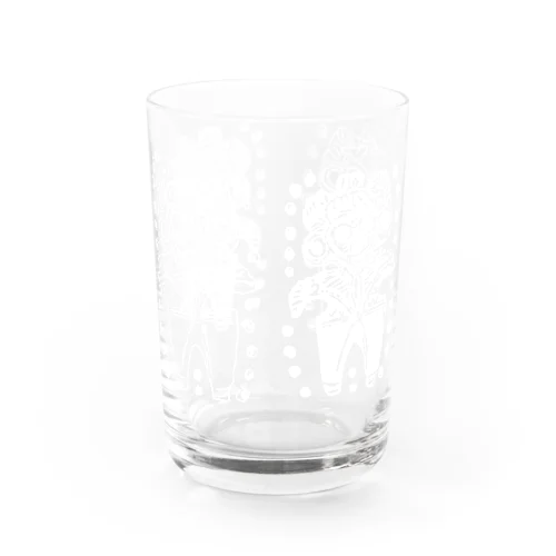 白☆ミミズク土偶カップ① Water Glass