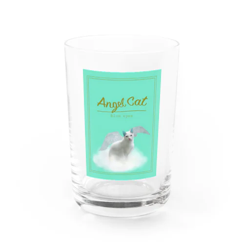Angel Cat Water Glass