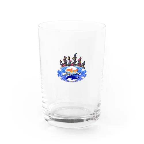 Whale Planet Water Glass