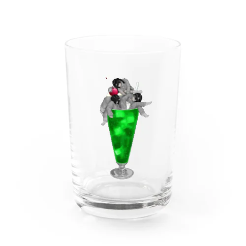 夏終わるクリームソーダ Water Glass