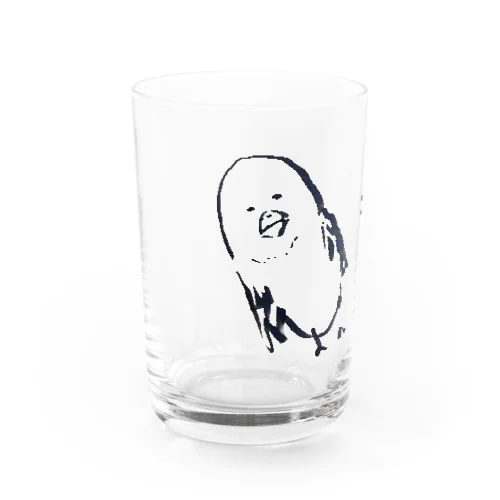 鳥のピーチャン Water Glass