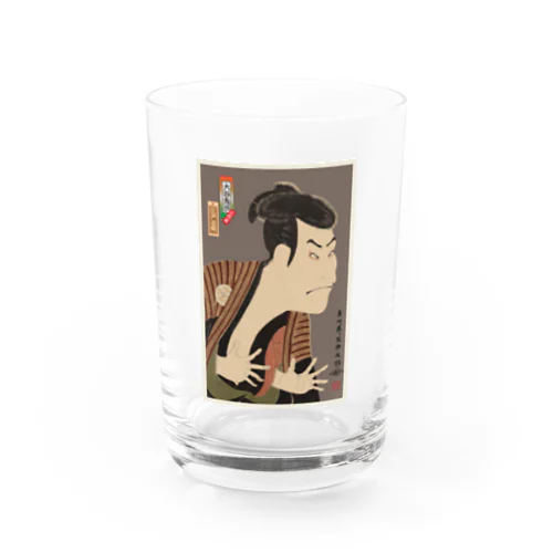 三代目大谷鬼次の江戸兵衛 Water Glass