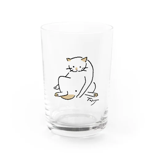 おっさん座りシェリ Water Glass