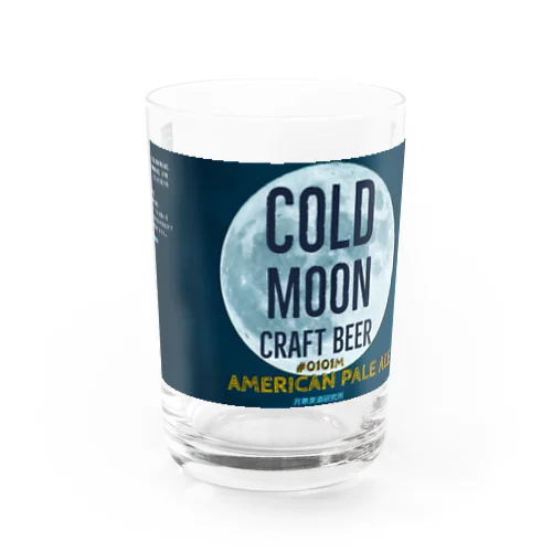 COLD MOONラベルプリントグラス Water Glass