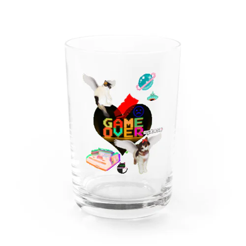 GAME OVER-ハート型 Water Glass