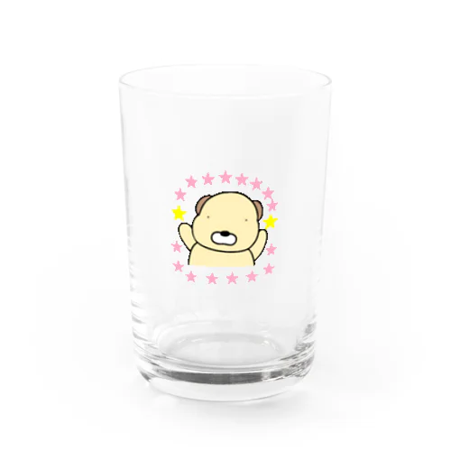 はい☆くまです(お星さまたくさん) Water Glass