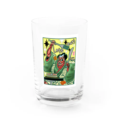 豪快なスイーツ男子、荒獅子男之助くん Water Glass