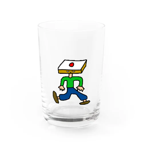 日の丸弁当マン Water Glass