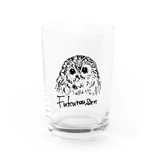 フクロウさんグラス(モリフクロウ) Water Glass