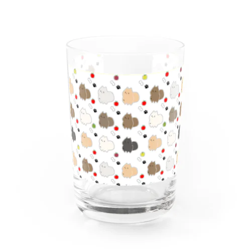 ハッピーポメニティ WHITE Water Glass
