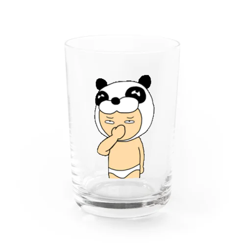 プププッ、パンダ Water Glass