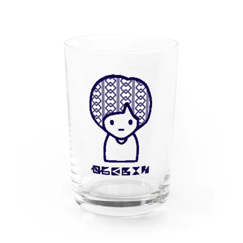 [0~Begin]吉原つなぎ柄ヘア Water Glass