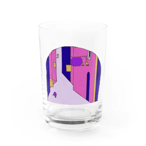 ねこ　呼ぶほうへ Water Glass