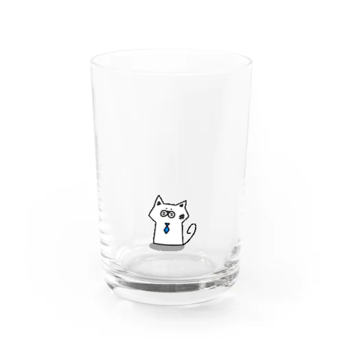 焼き猫お父さん Water Glass