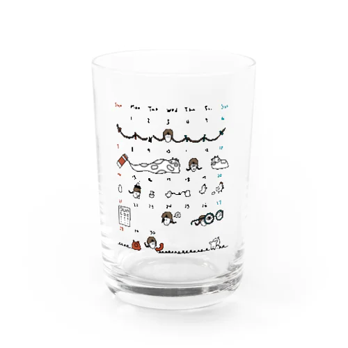 カレンダーガール Water Glass