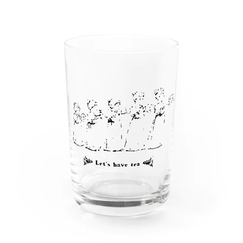 紅茶の時間　Let's have tea! Water Glass