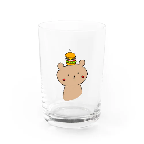 かたみみクマのくーま Water Glass