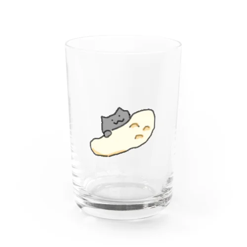 何も考えていないねっことナン Water Glass