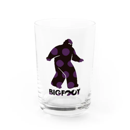 ビッグフットマーク＆ロゴ Water Glass