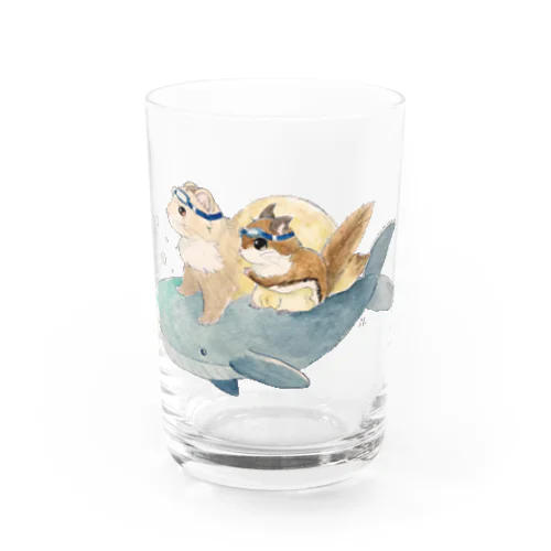フルー&遼ちゃん　くじらのひ Water Glass