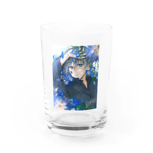 花言葉シリーズ(ニゲラ:彩度高め) Water Glass